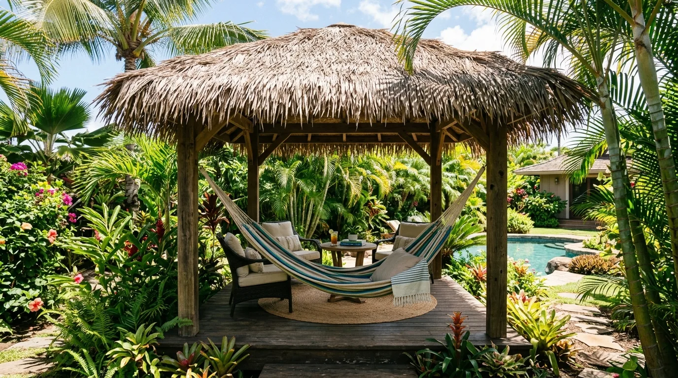 Gazebo With Curtains for Privacy